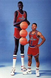 Manute Bol, the 7-foot-7 NBA player and Sudanese humanitarian