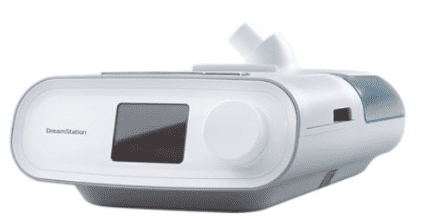 closeup of CPAP machine