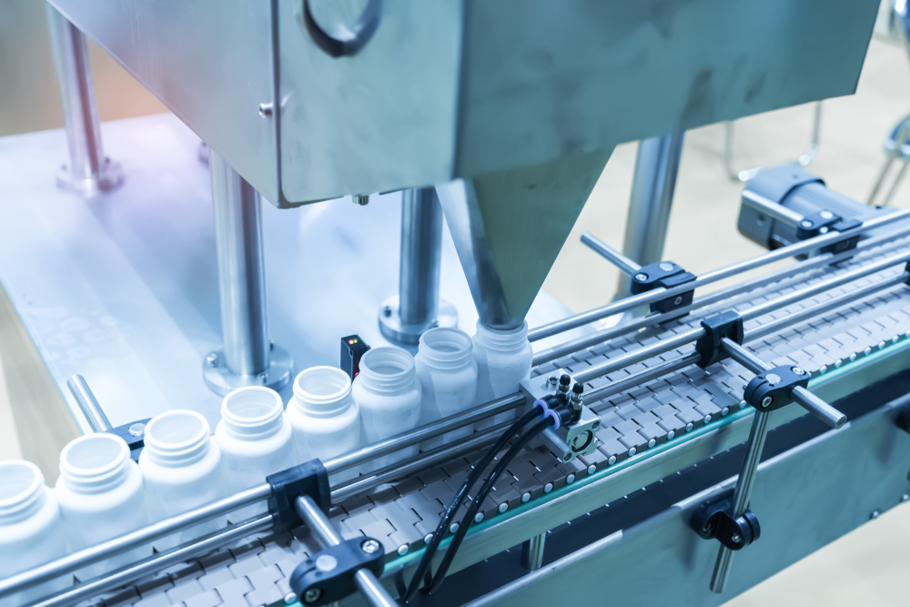 pharmaceutical production line conveyer